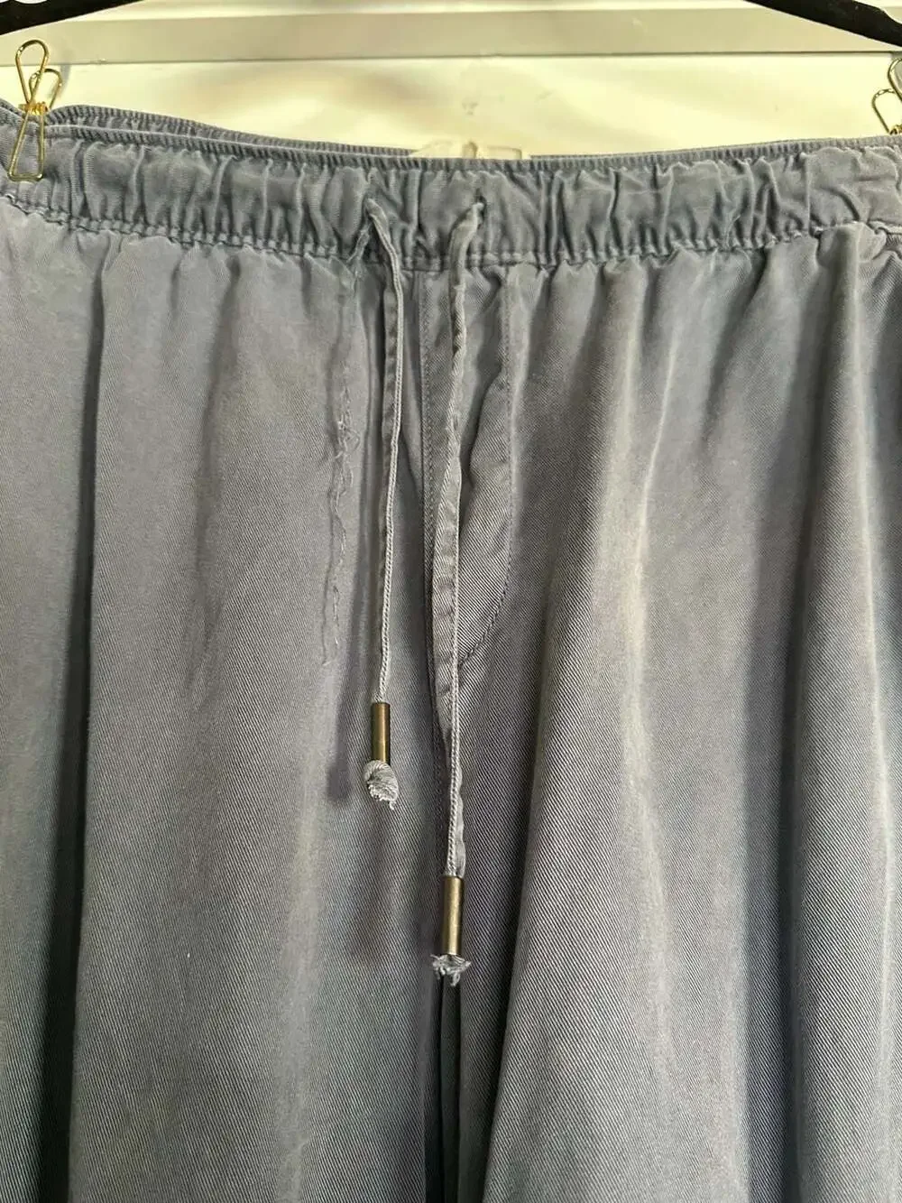 C&C California Men's 100% Lyocell Slate Blue Cargo Parachute Pants XL